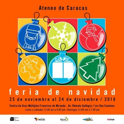 La Feria de Navidad del Ateneo de Caracas se impone una vez más