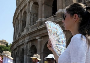 Caldo sempre più intenso ma tornano anche gli acquazzoni al Centro