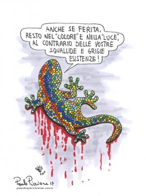 Attentato islamista a Barcellona… Le vignette di Paolo Piccione