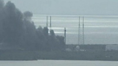 Cape Canaveral explosion destroys SpaceX rocket and Israeli satellite