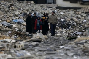 The families in Aleppo trying to rebuild their lives