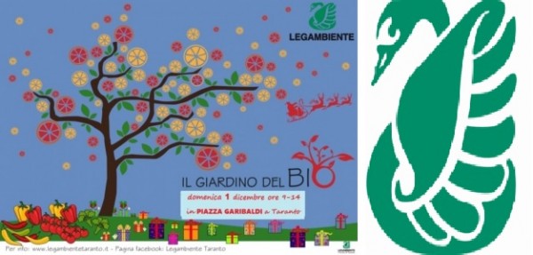 Taranto - Domenica 1 dicembre in piazza Garibaldi è Giardino del BIO