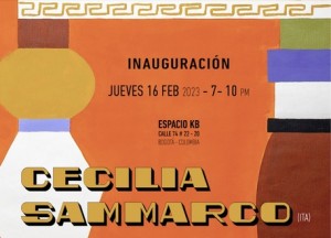 Mostra della pittrice italiana Sammarco a Bogotà