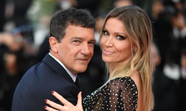 Antonio Banderas con Nicole Kimpel