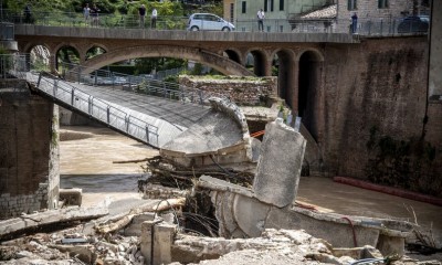 Le disperate ricerche dei tre dispersi dopo l&#039;alluvione nelle Marche