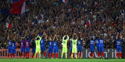 Euro 2016: France fans celebrate semi-final place