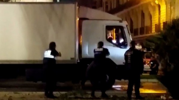 Amateur video shows police close in on Nice truck attack driver