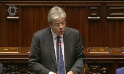 Camera dei Deputati, dichiarazioni programmatiche di Gentiloni