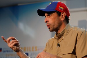 El gobernador del estado Miranda Henrique Capriles