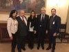 Marinellys Tremamunno, Milos Alcalay, Vanessa Ledezma, e Pier Ferdinando Casini
