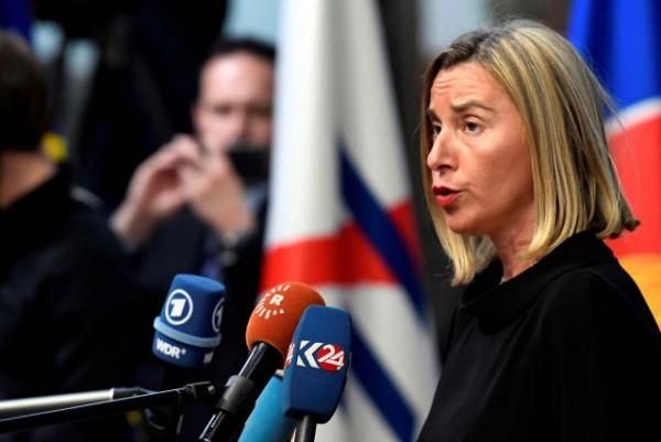 La alta representante de la Unión Europea (UE) para la Política Exterior, Federica Mogherini.