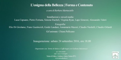 L’enigma della Bellezza | Forma e Contenuto Evento espositivo a cura di Barbara Martusciello