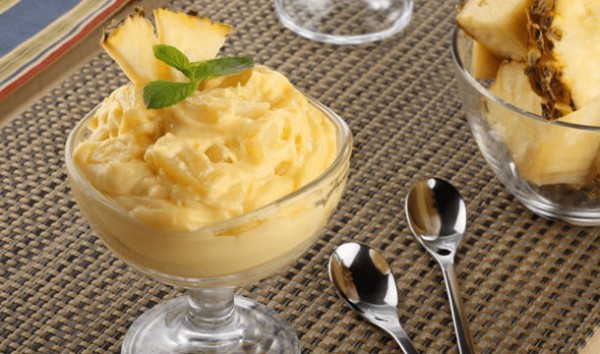 Cómo hacer mousse de piña