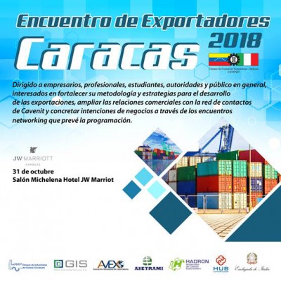 Con “Encuentro Exportadores Caracas 2018”Cavenit ofrece oportunidades de expansión de negocios