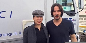 Debora Cattoni e l&#039;uomo segreto in casa sua. E&#039; forse l&#039;attore Keanu Reeves?