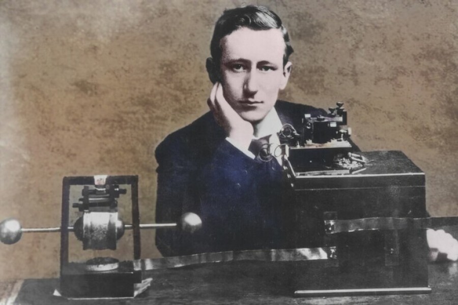  Guglielmo Marconi (Imagen de archivo) -