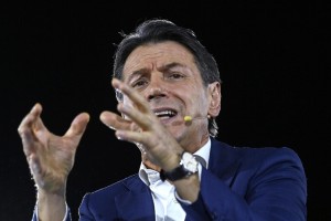 il leader M5s, Giuseppe Conte