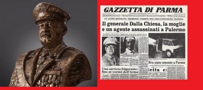 Un nuovo busto in onore del Generale Dalla Chiesa a Parma