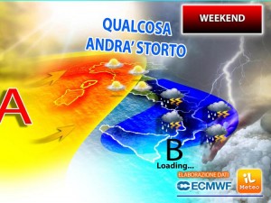 Pioggia su weekend 23-24 ottobre, maltempo si sposta da nord a sud