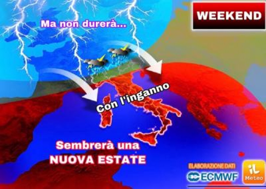 Meteo, weekend d&#039;estate ma temporali in agguato: ecco dove