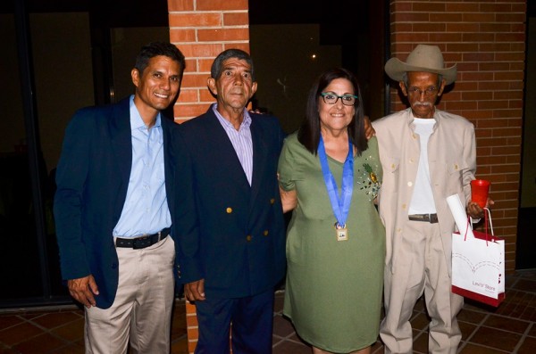 Pedro Osorio Carrasquel, Orlando Criollo Naranjo, Ana Teresa Delgado De Marin Y Don Gerardo Sojo Montes