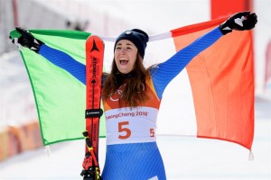 Sofia Goggia gana el Descenso y hace historia para Italia medalla de oro