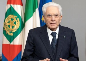 Il presidente della Repubblica Sergio Mattarella