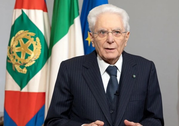 Il presidente della Repubblica Sergio Mattarella