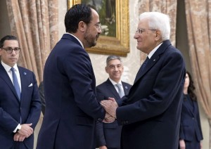 L&#039;incontro tra Mattarella e il presidente cipriota il 23 novembre 2023 