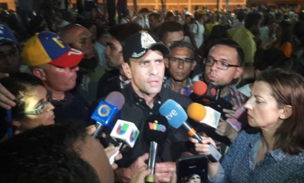 Capriles respondió al papa: “No es verdad que la oposición esté dividida&quot;