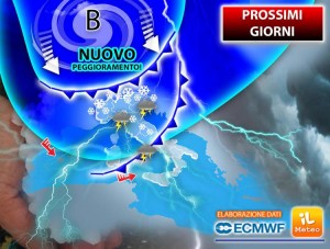 Freddo e temperature a picco, torna la pioggia: ecco dove