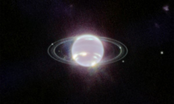 Gli anelli di Nettuno fotografati dal telescopio Webb