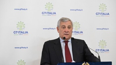 El anfitrión del encuentro, Antonio Tajani. 