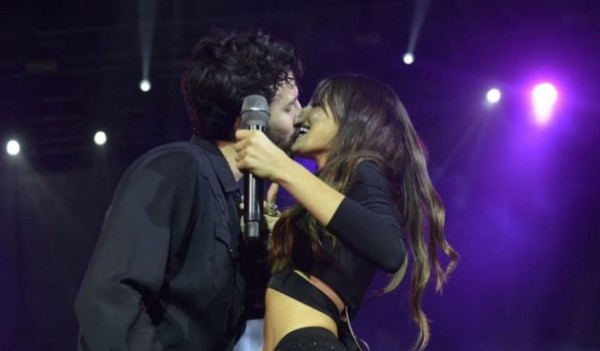 Sebastián Yatra besa a Tini Stoessel en concierto y surgen rumores sobre un romance