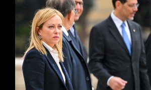Il presidente del Consiglio dei Ministri Giorgia Meloni
