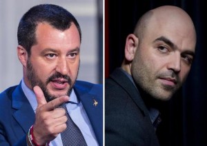 Salvini querela Saviano per post su Facebook