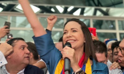 María Corina Machado leader dell&#039;opposizione venezuelana  è interdetta da qualsiasi carica pubblica per un periodo di 15 anni