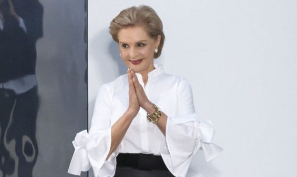 La diseñadora de modas venezolana Carolina Herrera