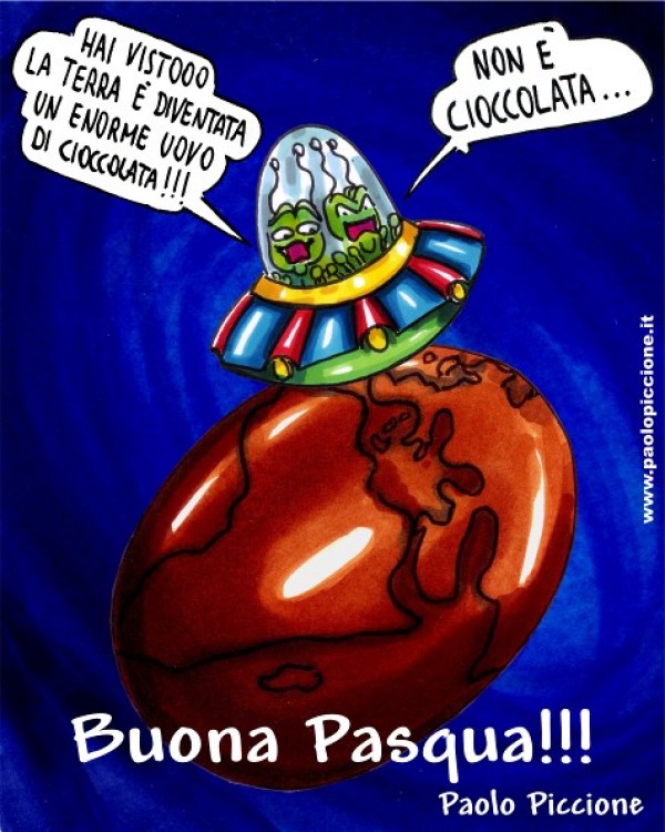 Buona Pasqua… Le vignette di Paolo Piccione