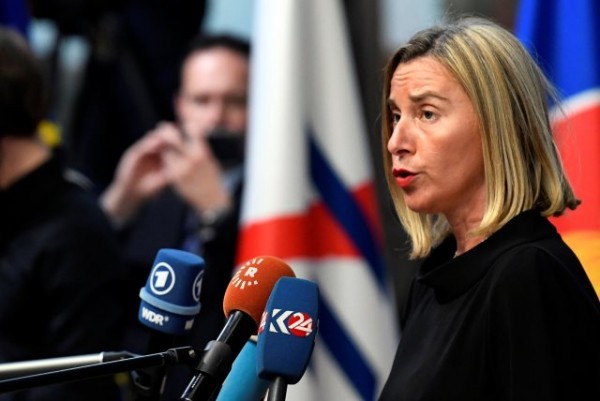 La alta representante de la Unión Europea para Asuntos Exteriores y Política de Seguridad, Federica Mogherini 