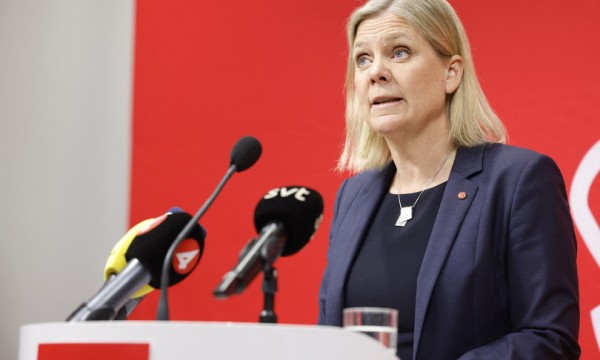 La premier svedese Magdalena Andersson