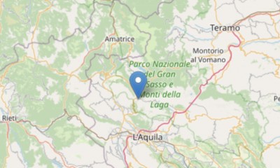 C&#039;è stata una scossa di terremoto a Pizzoli, in provincia dell&#039;Aquila