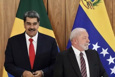 Nicolas Maduro e Luiz Inacio Lula da Silva
