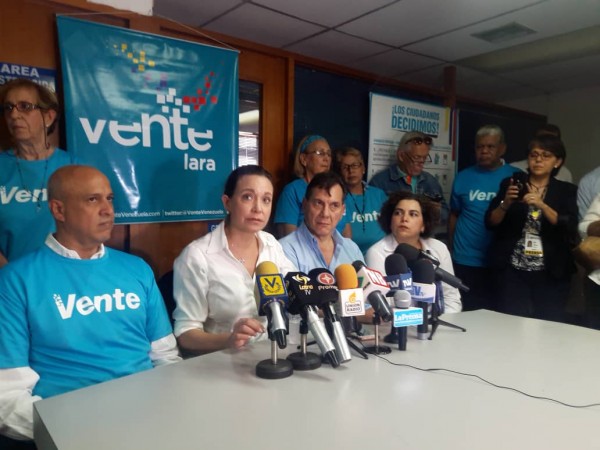 María Corina Machado en Lara: La guerra contra el Foro de Sao Paulo se libra y gana en Venezuela