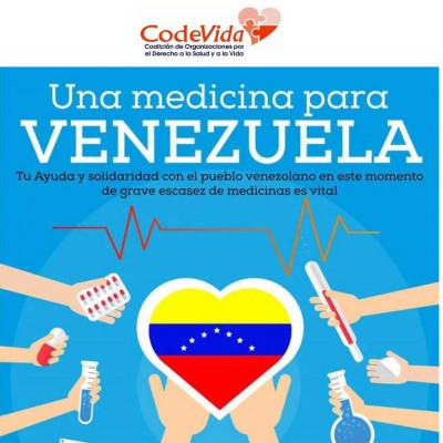 CODEVIDA recibe en Venezuela donativos de medicamentos desde España