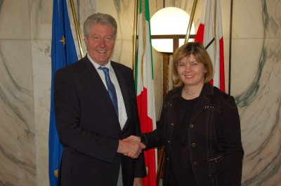 Bolzano - Incontro Sindaco Caramaschi - Eurodeputata Isabella De Monte