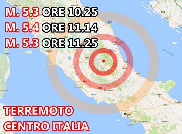 Terremoto - Da Terni resoconto situazione, scuole chiuse fino al 23