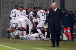 Agónico empate de Cagliari ante Sassuolo