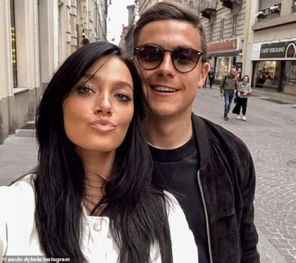 Dybala y su novia, Oriana Sabatini 