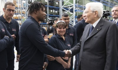 Sergio Mattarella visita la planta de Walvoil